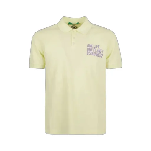 Logo Printed Short Sleeved Polo Shirt