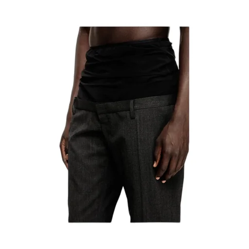 Wool Trousers With Stretch Waist