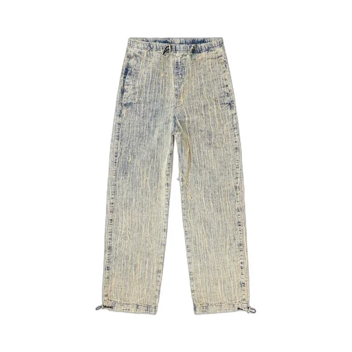 D-Martial Frayed-Detail Jeans
