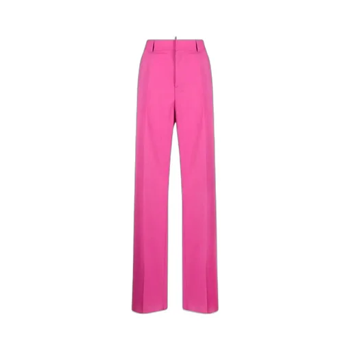 Logo Plaque Wide-Leg Trousers