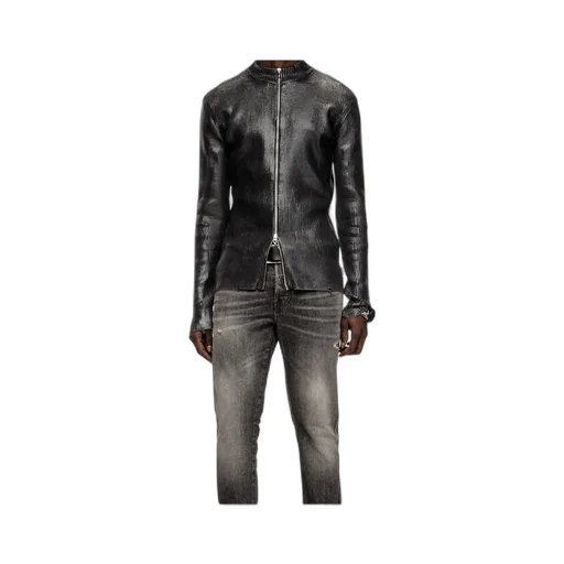 K-Dargy-D Ribbed Zip-Up Cardigan