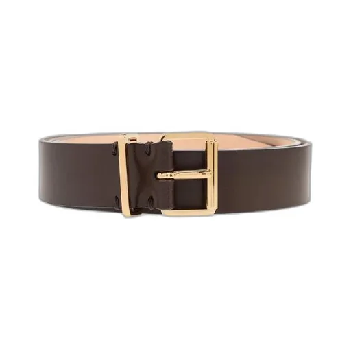 Logo Embossed Buckle Belt