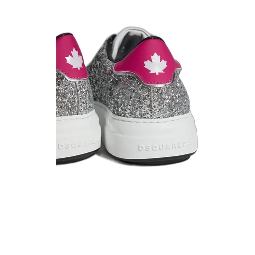 Glittered Lace-Up Sneakers