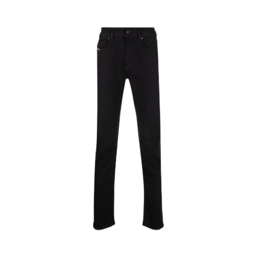 Sleenker Logo Patch Slim-Fit Jeans