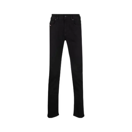 Sleenker Logo Patch Slim-Fit Jeans