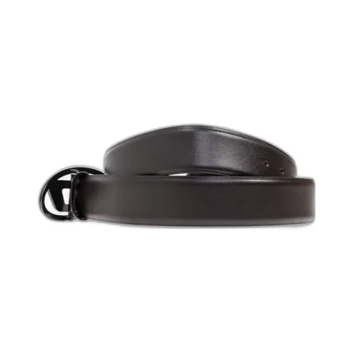 Oval D-Logo Leather Belt