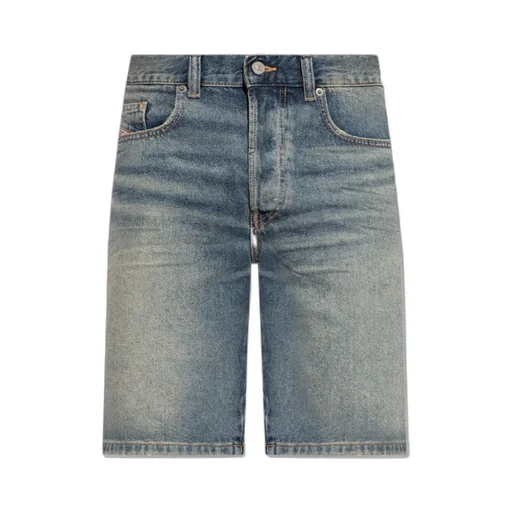 Logo Denim Shorts