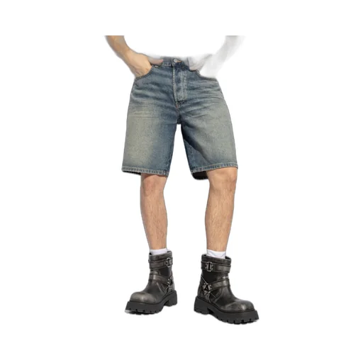 Logo Denim Shorts