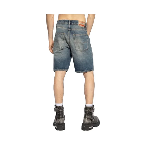 Logo Denim Shorts