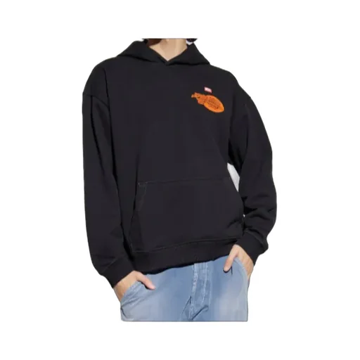 Graphic-Print Hooded Sweatshirt