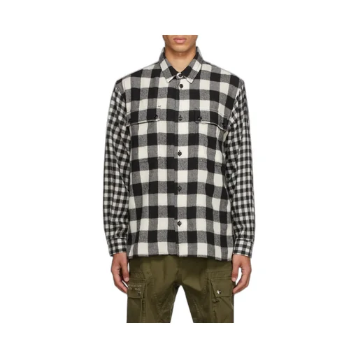 Flannel Checked Wool Shirt