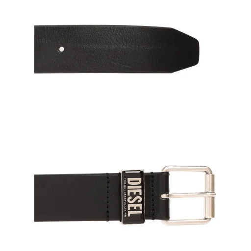 Logo-Plaque Leather Belt