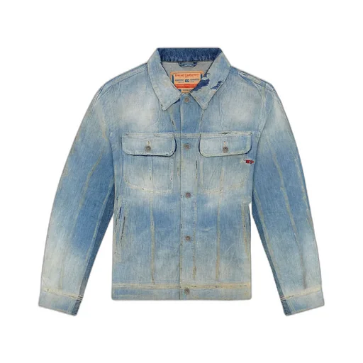 D-Barcy-S3 Distressed Denim Trucker Jacket