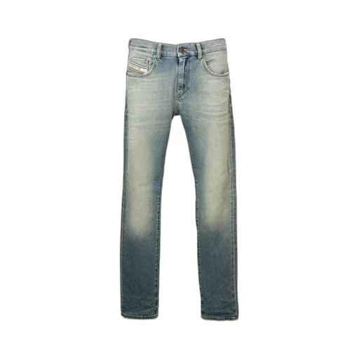 Logo-Embroidered Slim-Fit Jeans