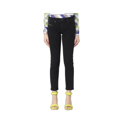 Low-Rise Flared Crop Jeans