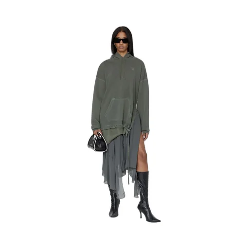 Drawstring Hooded Dress