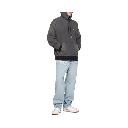 Ripped Straight-Leg Jeans