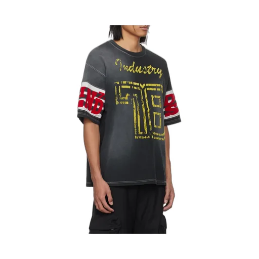 T-Bost Flocked-Logo Cotton T-Shirt