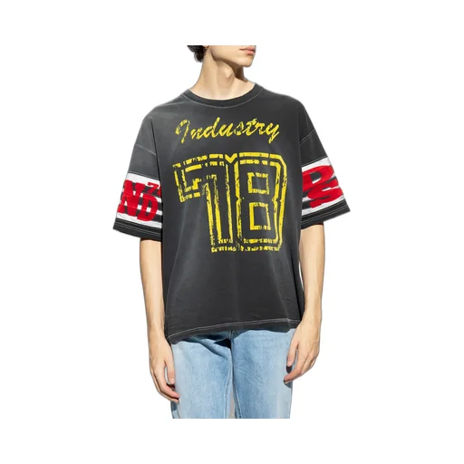T-Bost Flocked-Logo Cotton T-Shirt