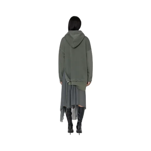 Drawstring Hooded Dress