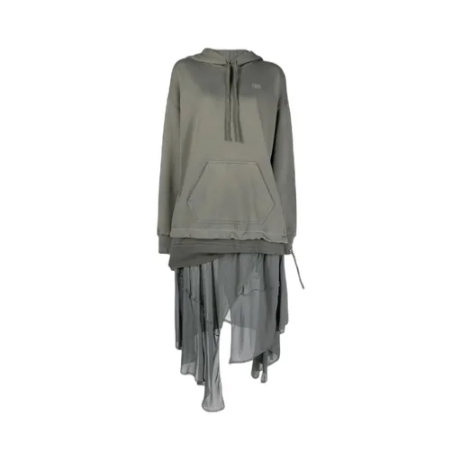 Drawstring Hooded Dress