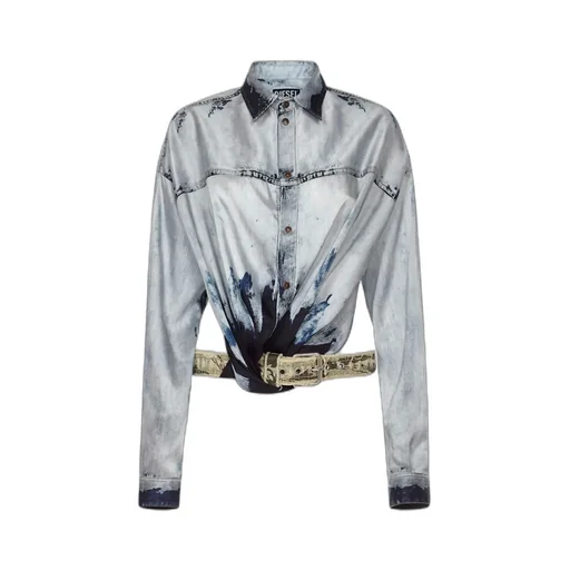 Long-Sleeve Denim Shirt