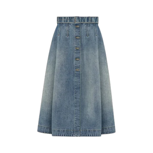 Mid-Length Flared Skirt