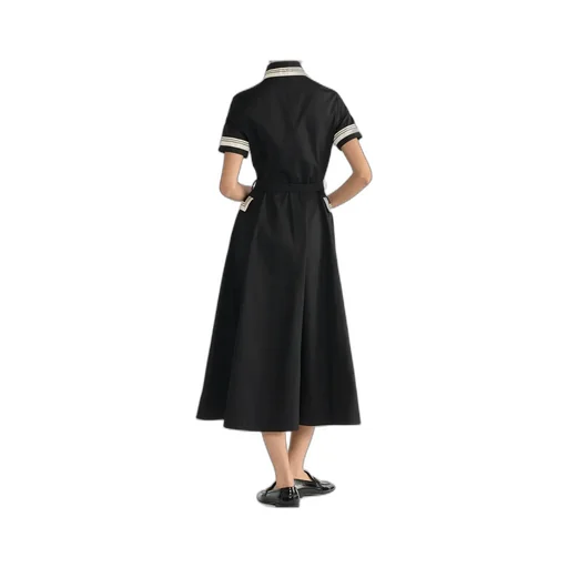 Mid-Length Flared Shirtdress