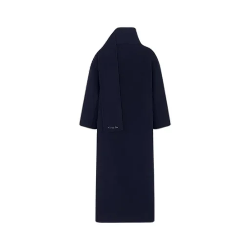 Coat With Scarf Collar