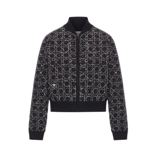 Macrocannage Bomber Jacket