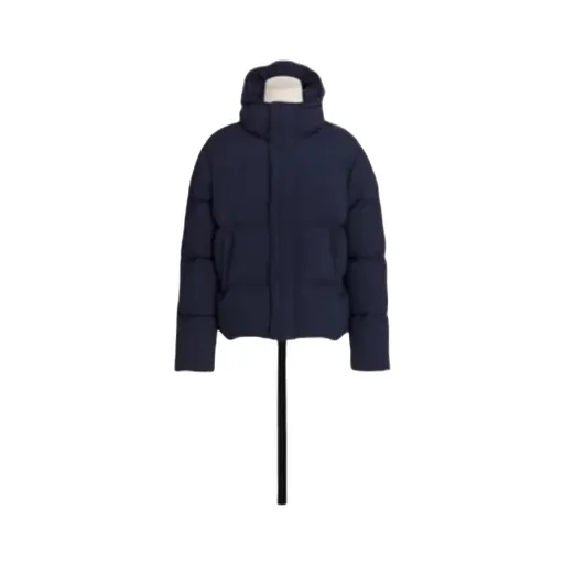 Cd Icon Hooded Quilted Down Jacket