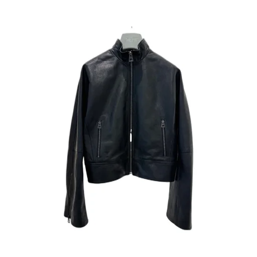 Long Sleeve Leather Jacket