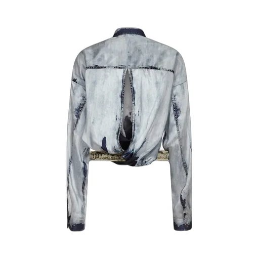 Long-Sleeve Denim Shirt