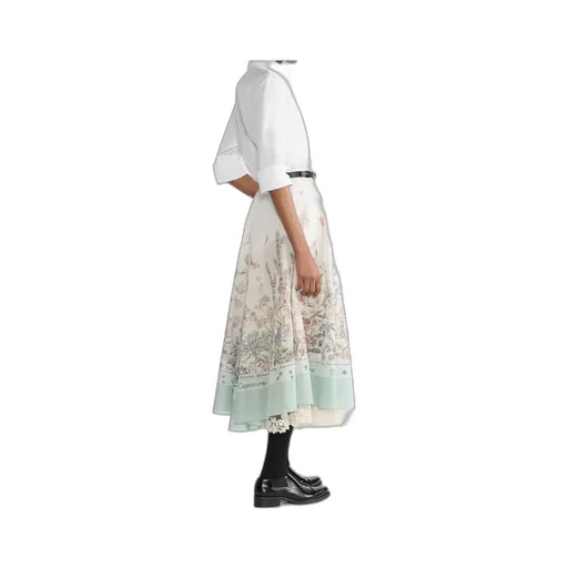 Mid-Length Flared Skirt