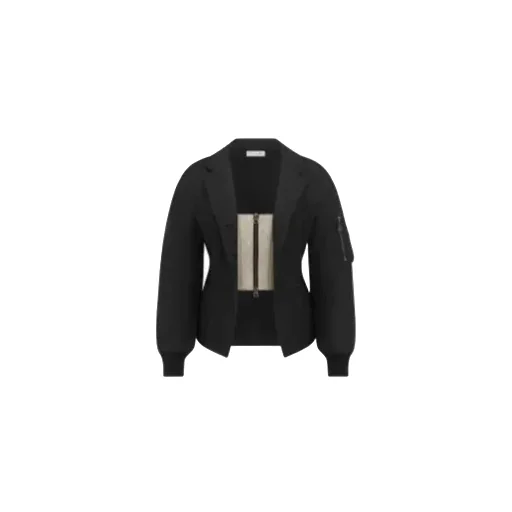 Fitted Jacket With Integrated Bustier