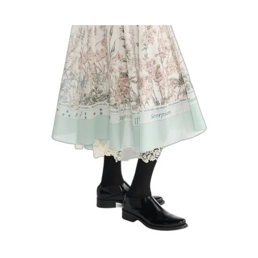 Mid-Length Flared Skirt