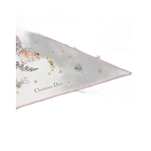Dior Zodiac Flowers Triangle Scarf