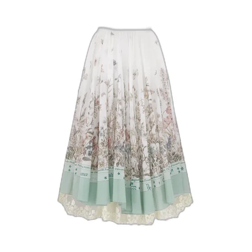 Mid-Length Flared Skirt