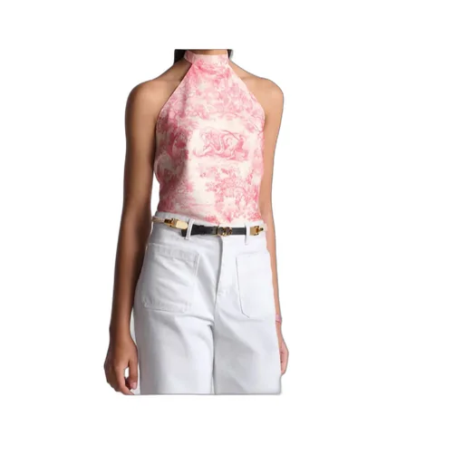 Dioriviera Toile De Jouy Sauvage Silk Top