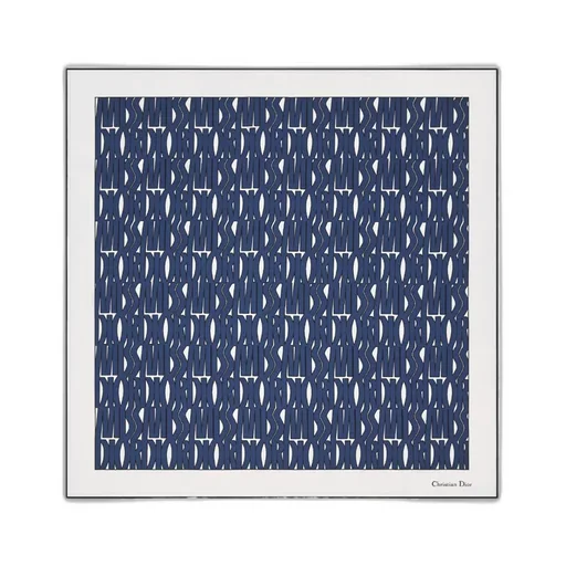Logo All-Over Printed Square Scarf