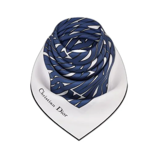 Logo All-Over Printed Square Scarf