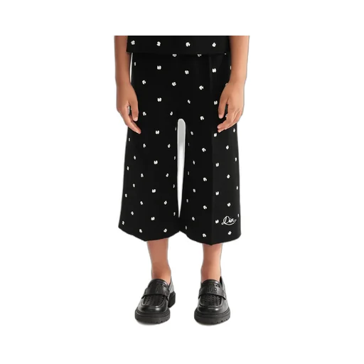 Bow-Tie Wide-Leg Pants