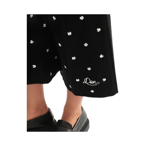 Bow-Tie Wide-Leg Pants
