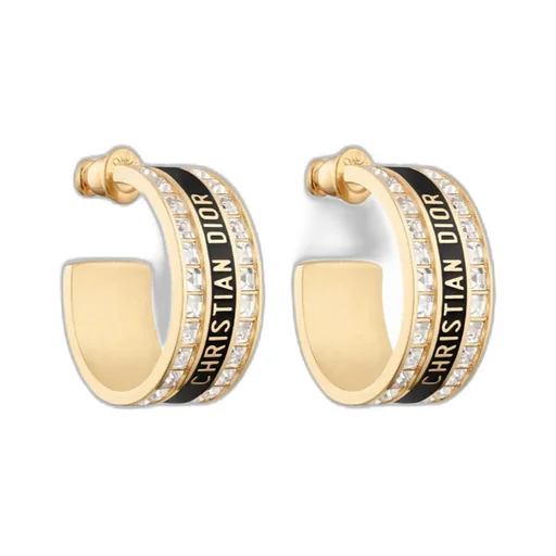Night Code Hoop Earrings