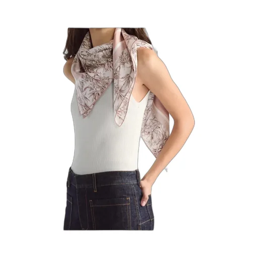 Toile De Jouy Natura 90 Square Scarf