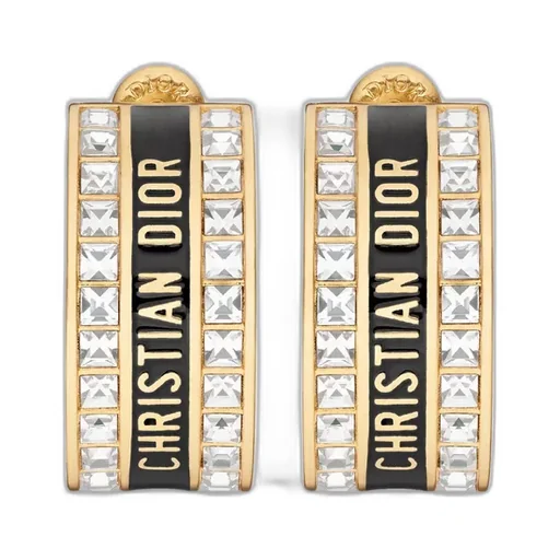 Night Code Hoop Earrings