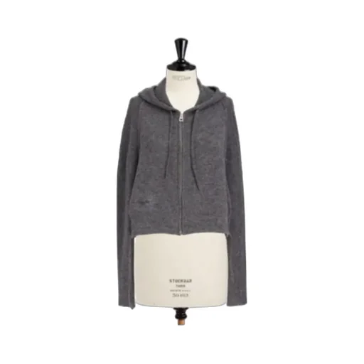Hooded Zipped Cardigan