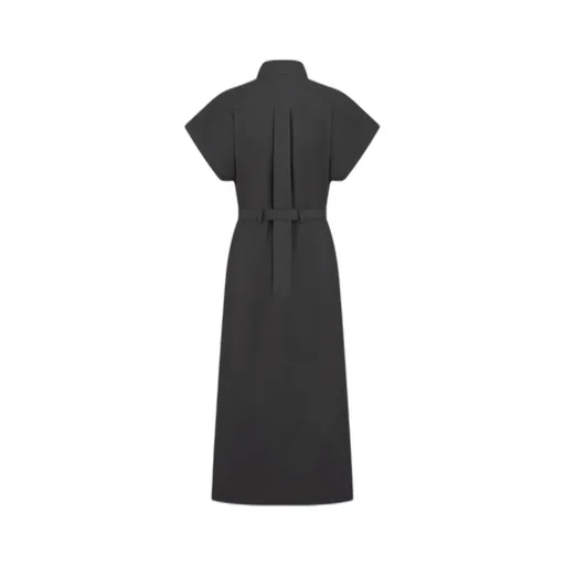 Mid-Length Belted Dress