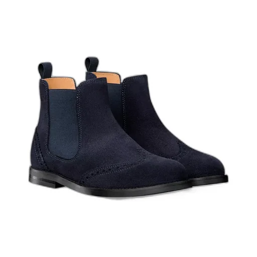 Round Toe Chelsea Boots