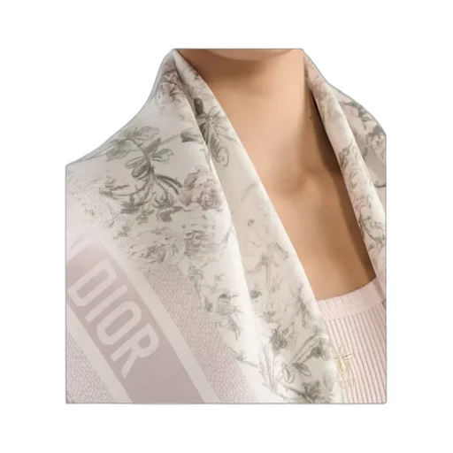 Rosier De Dior 90 Square Scarf